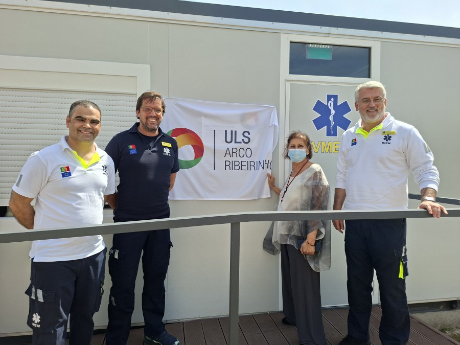 BARREIRO - UNIDADE LOCAL DE SAÚDE ARCO RIBEIRINHO VMER ASSINALA 10 ANOS E INAUGURA NOVA BASE OPERACIONAL . Equipa com taxa de operacionalidade de 100%