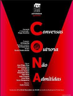 No Cine-Teatro São João em Palmela CONVERSAS OUTRORA NÃO ADMITIDAS