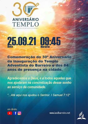 Igreja Adventista do do Sétimo Dia Comemora 84º aniversário de presença no Barreiro