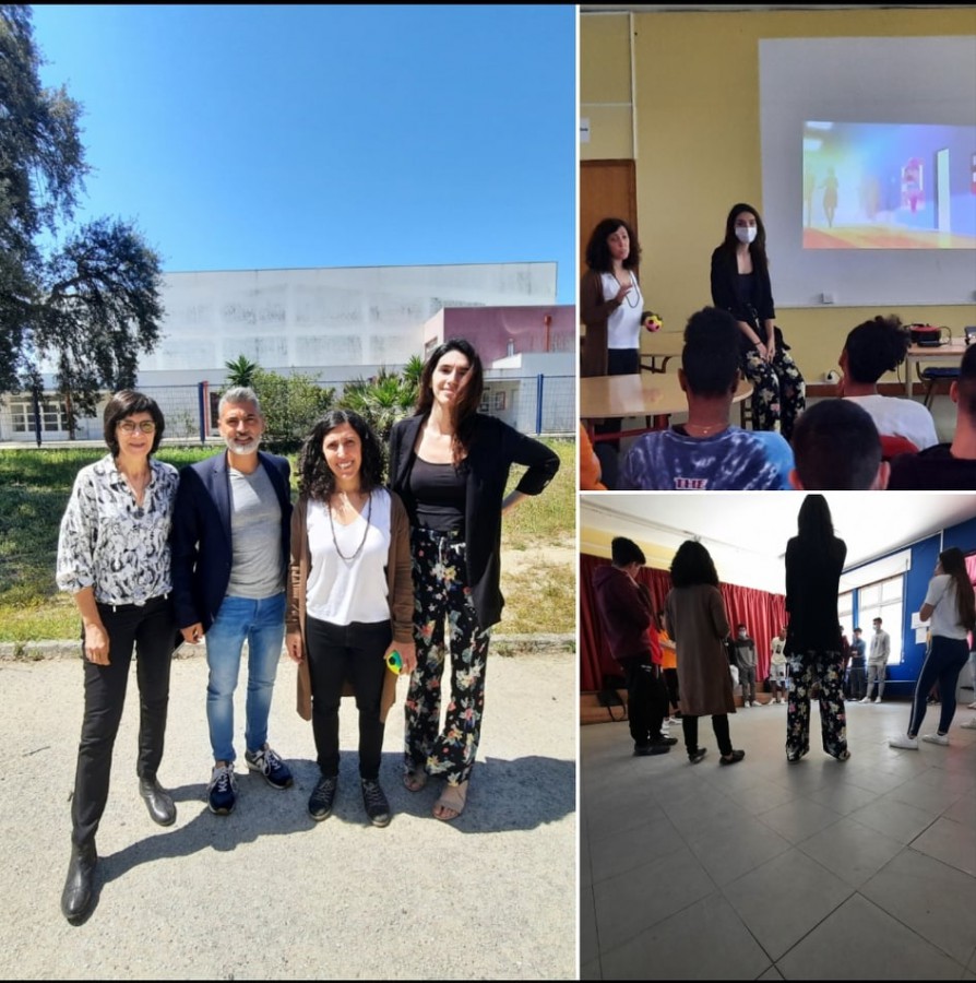 Barreiro - UNIR COMUNIDADES - Programa Bairros Saudáveis AÇÕES DE SENSIBILIZAÇÃO sobre a temática da "Violência no Namoro".
