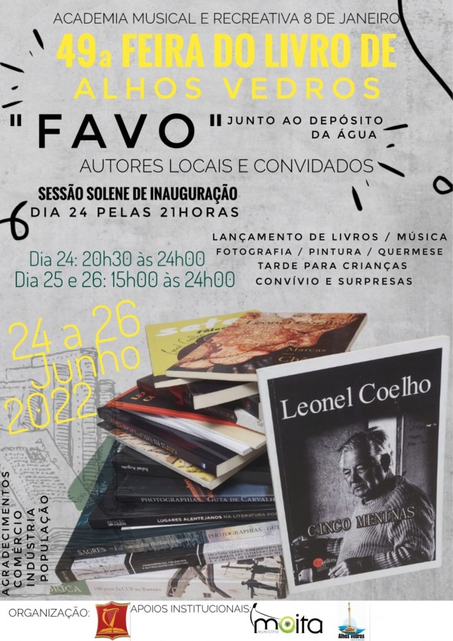 Moita - 49ª edição da Feira do Livro de Alhos Vedros Um certame com tradição abre hoje no FAVO