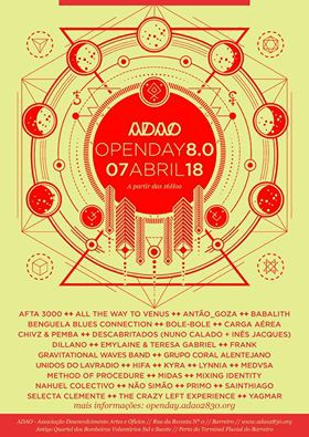 Barreiro - Associação Desenvolvimento Artes e Oficios No dia 7 de Abril vai acontecer OPEN DAY 8.0.