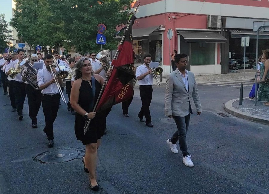 Banda Municipal do Barreiro Desfile comemorativo do 50º Aniversário . Dia 8 de Outubro - 10h40