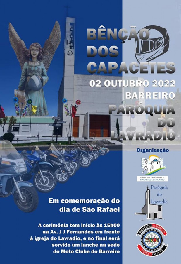 Barreiro - Na Paróquia do Lavradio Cerimónia da Benção dos Capacetes . Dia 2 de outubro - 15 horas