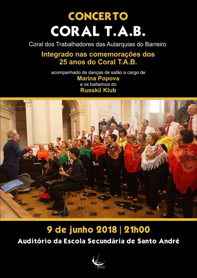 Coral dos Trabalhadores das Autarquias do Barreiro Concerto 25 anos