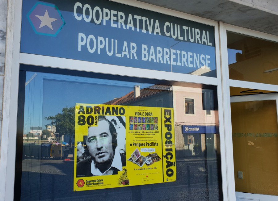 BARREIRO - Na Cooperativa Cultural Popular Barreirense Exposição sobre Adriano Correia de Oliveira até final de Setembro