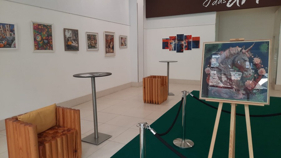 Galeria de Artes - Forum Barreiro Exposição de Diamond Painting