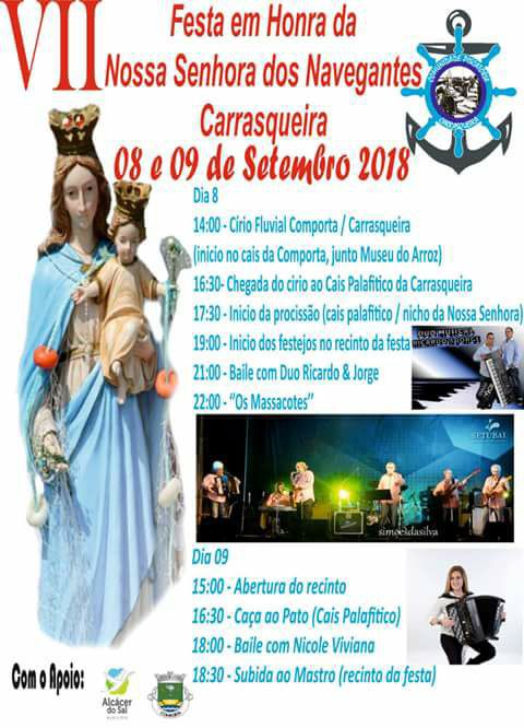 Na Carrasqueira, concelho de Alcácer do Sal. Festa em Honra de Nossa Senhora dos Navegantes