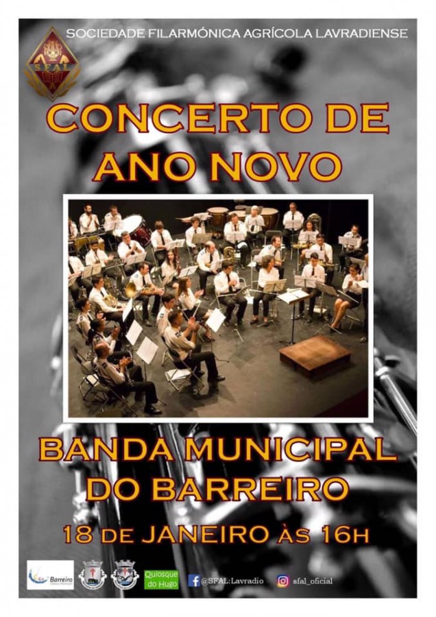 Concerto de Ano Novo Banda Municipal do Barreiro na SFAL