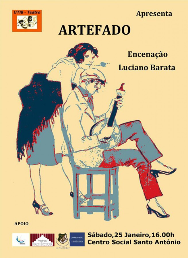 Barreiro - No Centro Social de Santo António UTIB Teatro apresenta «ARTEFADO»