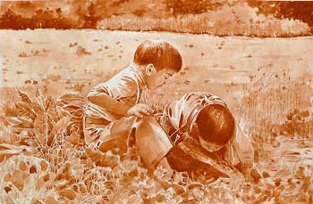 Moita - «Meninos, Barquinhos e Outras Estrelas» Mostra de pintura retrata brincadeiras de infância