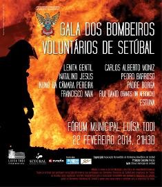 Gala dos Bombeiros Voluntários de Setúbal Reúne notável grupo de artistas portugueses