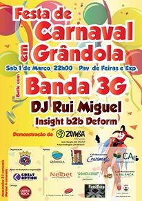 Festa de Carnaval em Grândola Uma iniciativa do Clube Recreativo O Grandolense