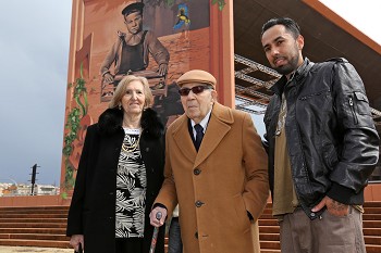 Setúbal - Graffiti com cerca de 20 metros de altura Mural «Rapaz dos Pássaros»