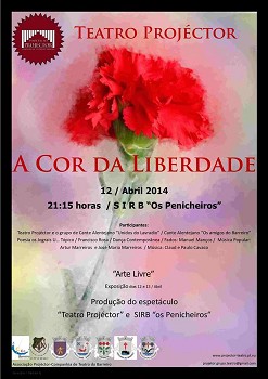 Barreiro - Grupo de Teatro «Projéctor» Espectáculo «A cor da Liberdade» na SIRB «Os Penicheiros»
