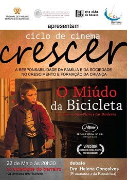 Barreiro - Ciclo de Cinema «Crescer» «O Miúdo da Bicicleta» de Jean-Pierre e Luc Dardenne