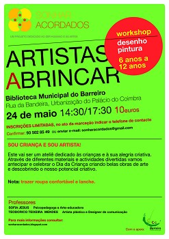 BARREIRO - ARTISTAS A BRINCAR «SOU CRIANÇA E SOU ARTISTA»