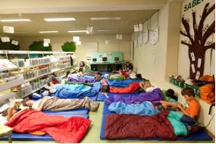 Crianças do Seixal passam Uma Noite na Biblioteca