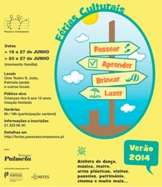 Palmela - Inscrições a decorrer Passos e Compassos promove Férias Culturais de Verão