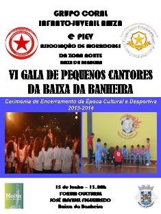 Gala dos Pequenos Cantores da Baixa da Banheira - Moita Encerramento da época cultural e desportiva