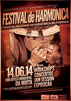 Biblioteca da Moita recebe 1º Festival Nacional de Harmónica Vai contar com cerca de 100 instrumentistas de todo o País