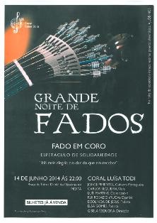«Fado em Coro» na Praça de Toiros da Moita Solidariedade sobe a palco