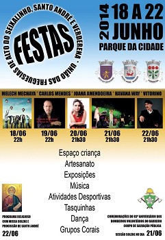 No Parque da Cidade do Barreiro Festa Popular da União de Freguesias do Alto do Seixalinho, Santo André e Verderena