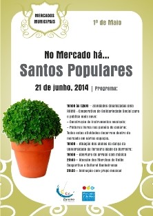 BARREIRO - MERCADO MUNICIPAL 1º DE MAIO NO MERCADO HÁ SANTOS POPULARES