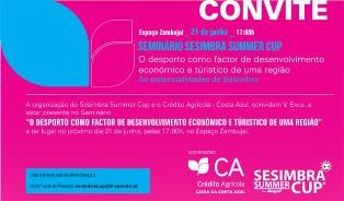 Seminário em Sesimbra «O desporto como factor de desenvolvimento económico e turístico de uma região - as potencialidades de Sesimbra»