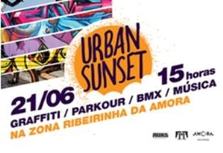 Urban Sunset no Seixal Este sábado à tarde na zona ribeirinha de Amora