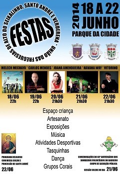 No Parque da Cidade – Barreiro Festa das freguesias de Alto Seixalinho, Santo André Verderena