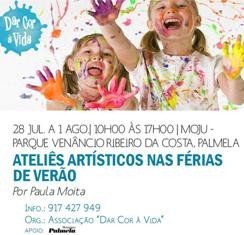 Palmela - Arte na Natureza Parque Venâncio Ribeiro da Costa recebe ateliês artísticos para crianças