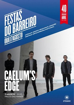 Hoje os Caelum´s Edge sobem ao palco das Festas do Barreiro A banda Barreirense vai editar um álbum com a Sony Music