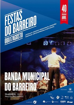Banda Municipal do Barreiro No Palco das Marés esta noite