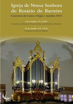 Mês da Música - Barreiro Concertos de Canto e Órgão em Honra de Nossa Senhora do Rosário