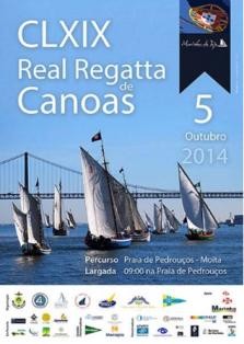 CLXIX REAL REGATTA DE CANOAS 2014 DA PRAIA PEDROUÇOS...LISBOA ATÉ MOITA DO RIBATEJO