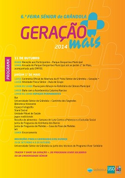 Feira Sénior de Grândola » GERAÇÃO + Para uma Geração Mais Ativa