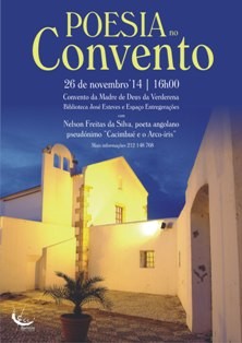 Barreiro - Poesia no Convento Nelson Freitas da Silva declama poesia angolana