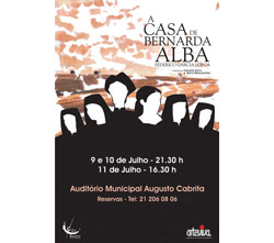 Auditório Municipal Augusto Cabrita "A Casa de Bernarda Alba" em reposição