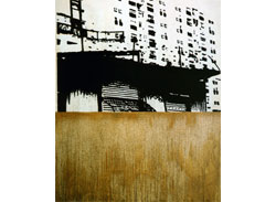 “Jigsaw Landscape” pintura de Sérgio Costa
