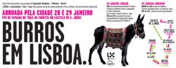 Burros e pauliteiros de Miranda invadem ruas da capital