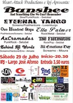 Em Setúbal Banshee and Something Else We Can’t Remember Concerto de apoio à gravação do 1º albúm
