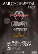 Cine Teatro de Corroios Recebe o 1º March of Metal Fest