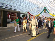 Rui Pereira inaugurou Festa das Flores de Papel em Ermidas Rua patrocinada pelo Governo Civil de Setúbal alerta para prevenção rodoviária