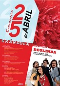 24 DE ABRIL EM GRÂNDOLA DEOLINDA - Concerto de Lançamento do novo Álbum «DOIS SELOS E UM CARIMBO»