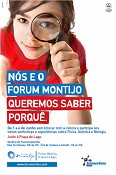 De 1 a 6 de Junho NO FORUM MONTIJO “O CIENTISTA ÉS TU!”