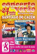 Em Santiago do Cacém Concerto com Quim Barreiros - Apoia a mulher com cancro da mama!