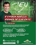Luis Figo no Forum Montijo 1.º campo de futebol tecnológico de Dream Football no Mundo
