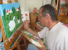 Artistas do CRIA Pintaram - Abrantes Os Quatro Cantos da Freguesia
