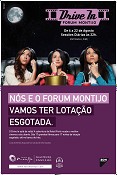 DRIVE IN COMEÇA HOJE NO FORUM MONTIJO 17 grandes filmes com entrada gratuita